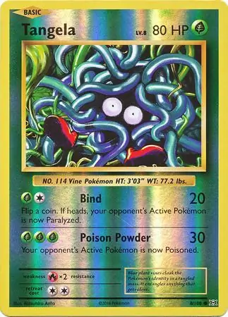 Tangela Reverse Holo 8 Normal