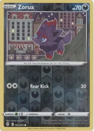 Zorua Reverse Holo 102