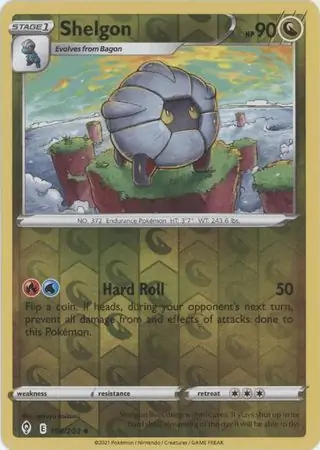 Shelgon Reverse Holo 108 Normal