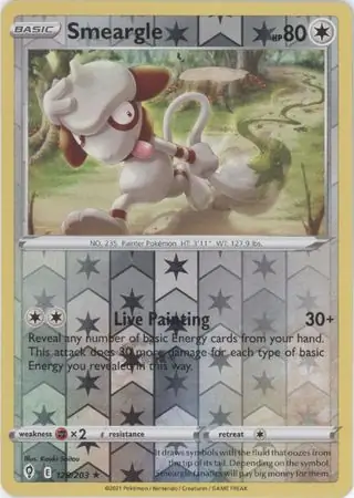 Smeargle Reverse Holo 128 Normal