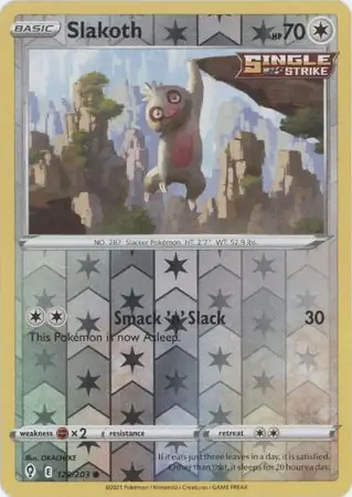 Slakoth Reverse Holo 129 Normal