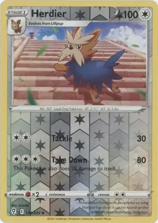 Herdier Reverse Holo 134 Normal