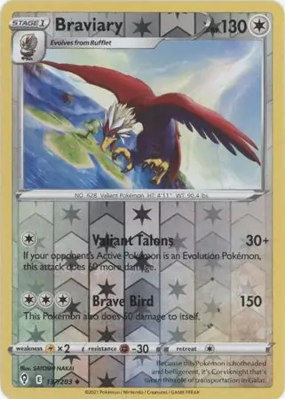 Braviary Reverse Holo 137 Normal