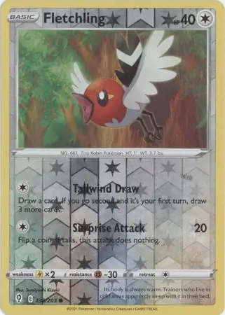 Fletchling Reverse Holo 138 Normal