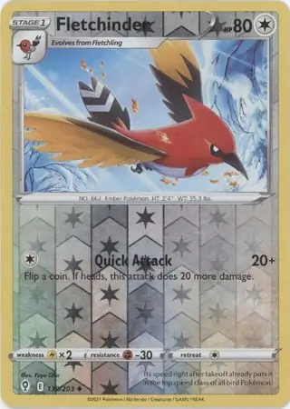 Fletchinder Reverse Holo 139