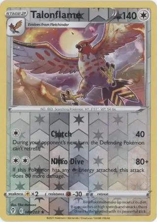 Talonflame Reverse Holo 140 Normal