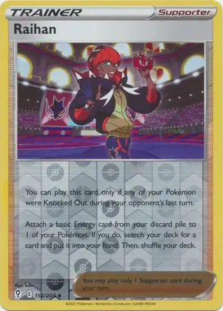 Raihan Reverse Holo 152 Normal