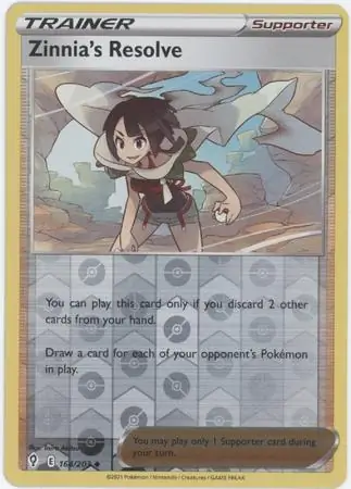 Zinnia's Resolve Reverse Holo 164