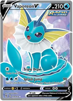 Vaporeon V 172 Normal