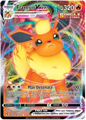 Flareon VMAX 018 Normal
