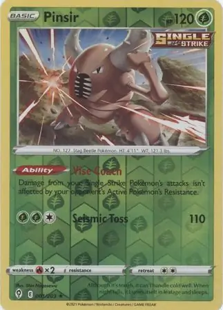 Pinsir Reverse Holo 001 Normal