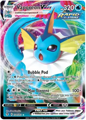 Vaporeon VMAX 030 Normal