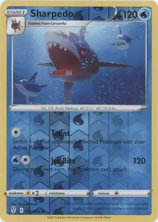 Sharpedo Reverse Holo 036 Normal