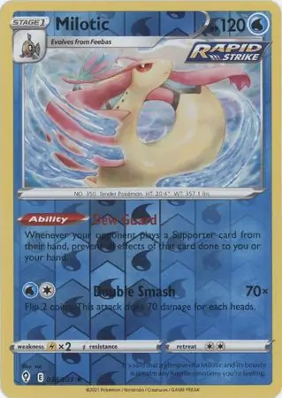 Milotic Reverse Holo 038
