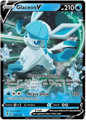 Glaceon V 040 Normal