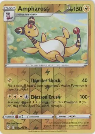 Ampharos Reverse Holo 056 Normal