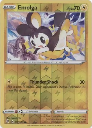 Emolga Reverse Holo 057 Normal