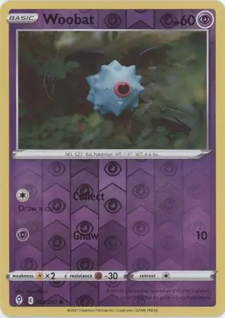 Woobat Reverse Holo 068 Normal