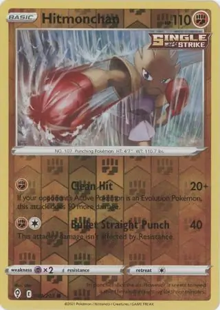 Hitmonchan Reverse Holo 081 Normal