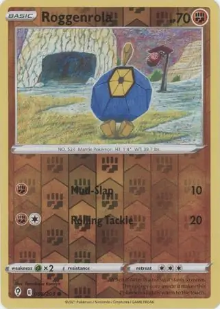 Roggenrola Reverse Holo 086