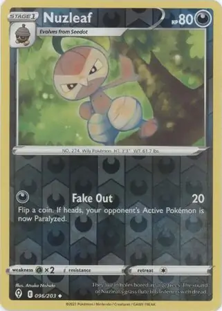Nuzleaf Reverse Holo 096 Normal