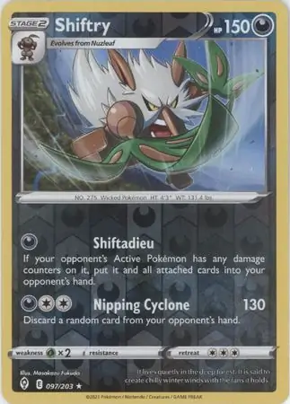 Shiftry Reverse Holo 097 Normal