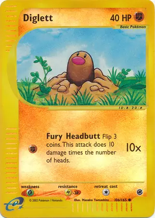 Diglett Reverse Holo 106