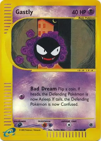 Gastly Reverse Holo 109 Normal