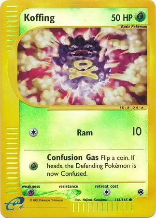 Koffing Reverse Holo 114