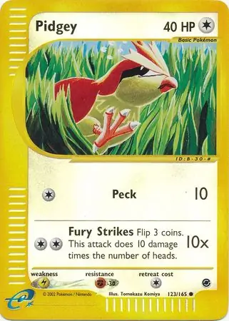 Pidgey Reverse Holo 123