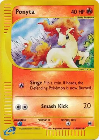 Ponyta Reverse Holo 126