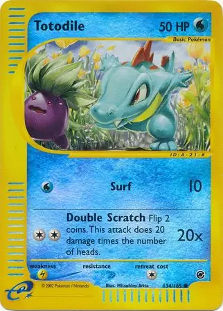Totodile Reverse Holo 134 Normal