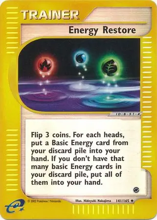 Energy Restore Reverse Holo 141 Normal