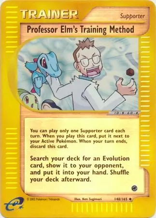 Professor Elm's Training Method Reverse Holo 148