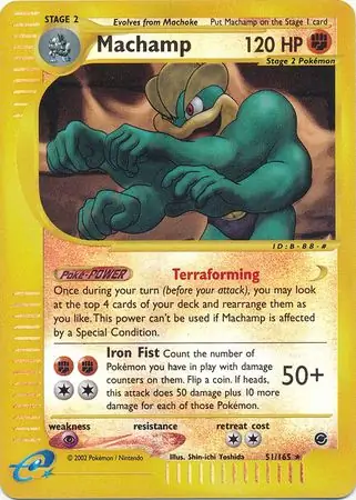 Machamp Reverse Holo 51 Normal