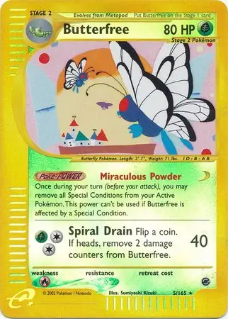 Butterfree Reverse Holo 5