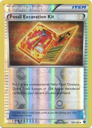 Fossil Excavation Kit Reverse Holo 101