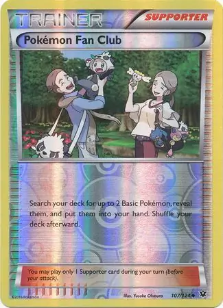Pokemon Fan Club Reverse Holo 107 Normal