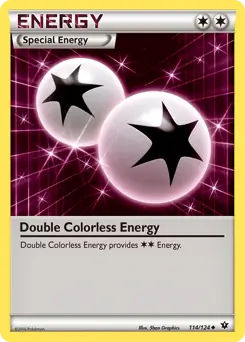 Double Colorless Energy 114 Normal