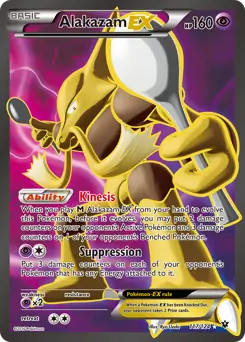 Full Art Alakazam EX 117 Normal