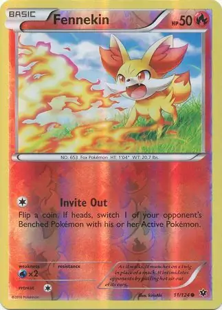 Fennekin Reverse Holo 11 Normal