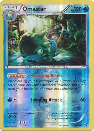 Omastar Reverse Holo 18 Normal