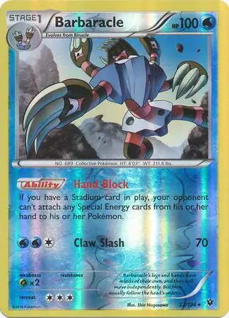 Barbaracle Reverse Holo 23 Normal