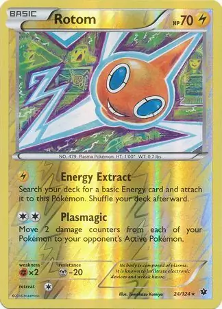 Rotom Reverse Holo 24 Normal