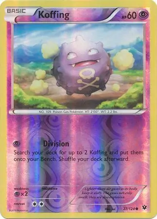 Koffing Reverse Holo 27