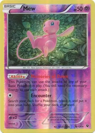 Mew Reverse Holo 29 Normal