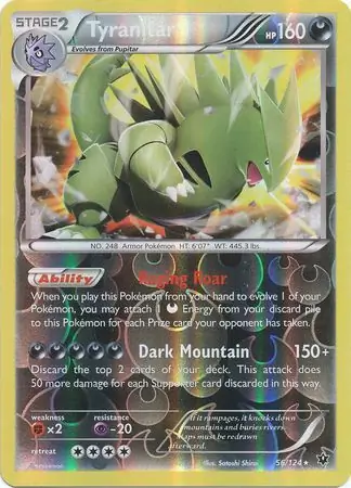 Tyranitar Reverse Holo 56 Normal