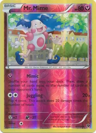 Mr. Mime Reverse Holo 67