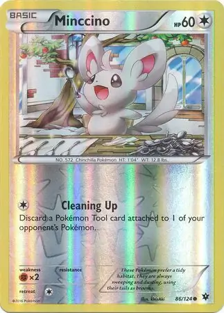 Minccino Reverse Holo 86 Normal