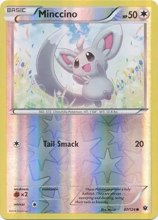 Minccino Reverse Holo 87 Normal